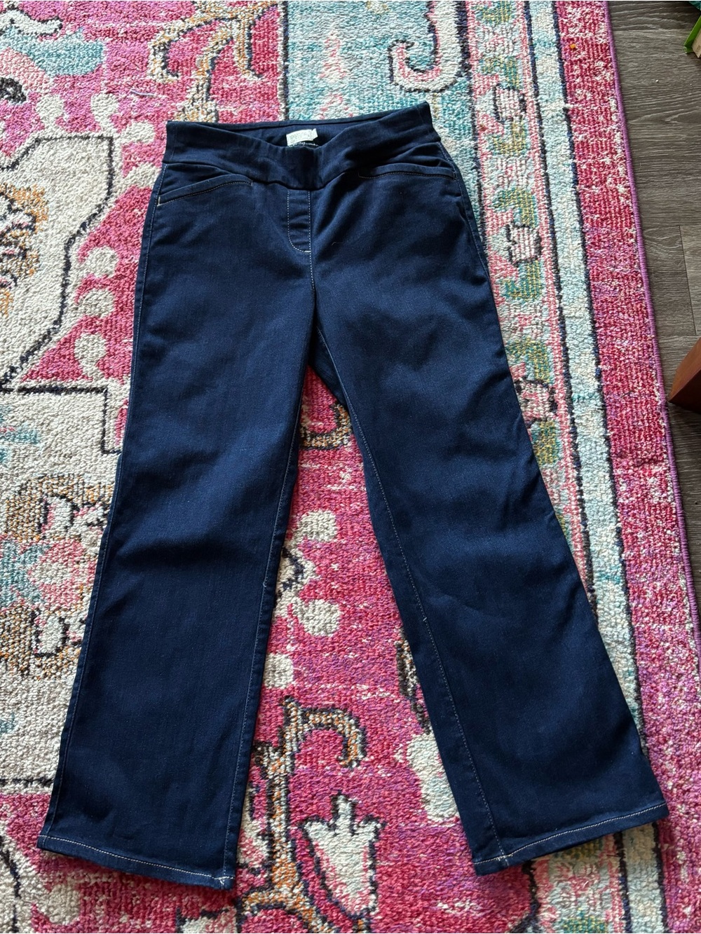 Spartina Maren Kick Flare Jean-Dark Denim Rinse Wash-M